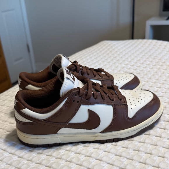 Nike Dunk Low, Color Sail Cacao/Wow, Women’s 6.5 Brown Cream FD1503-124 - Picture 4 of 9